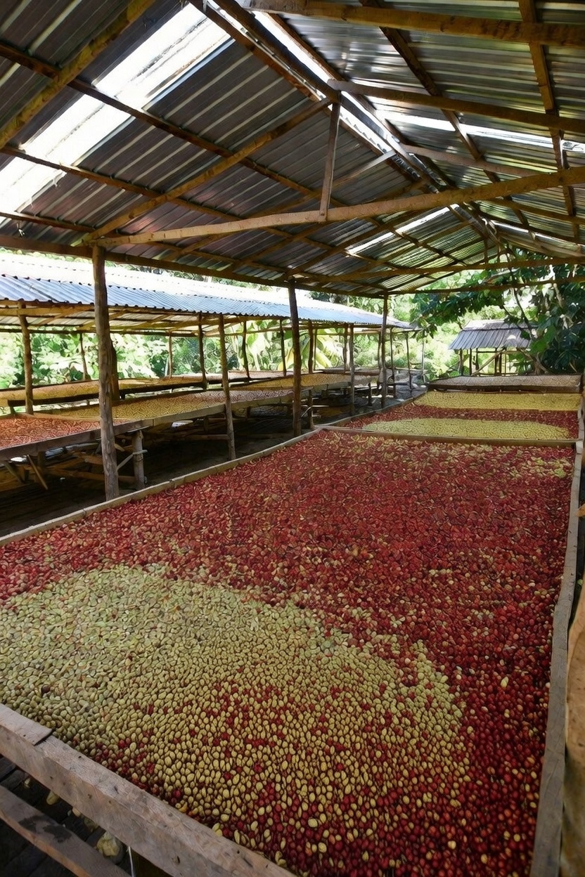 A steaming cup of black coffee